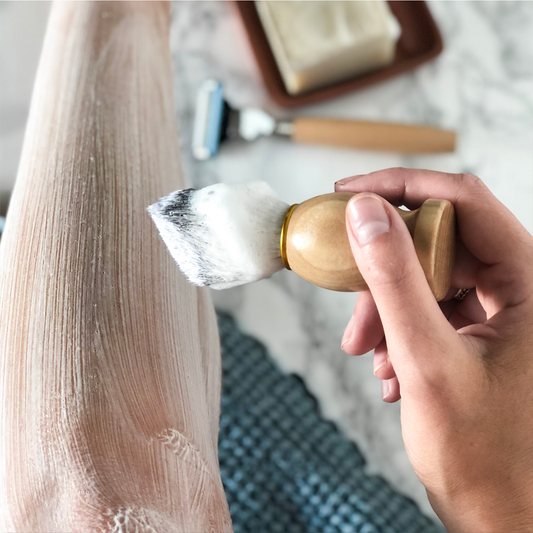 All natural shave for sensitive skin, using clean ingredients