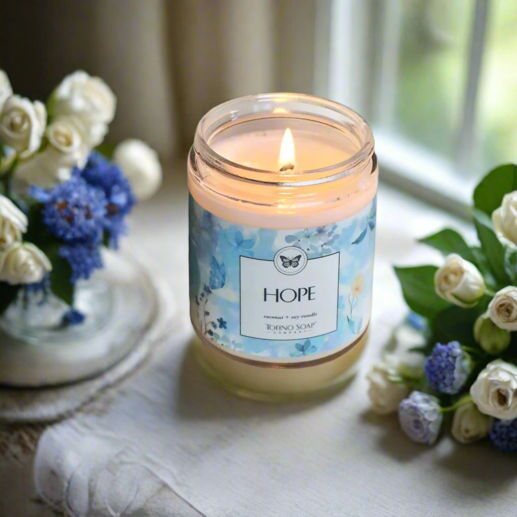 coconut oil massage candle