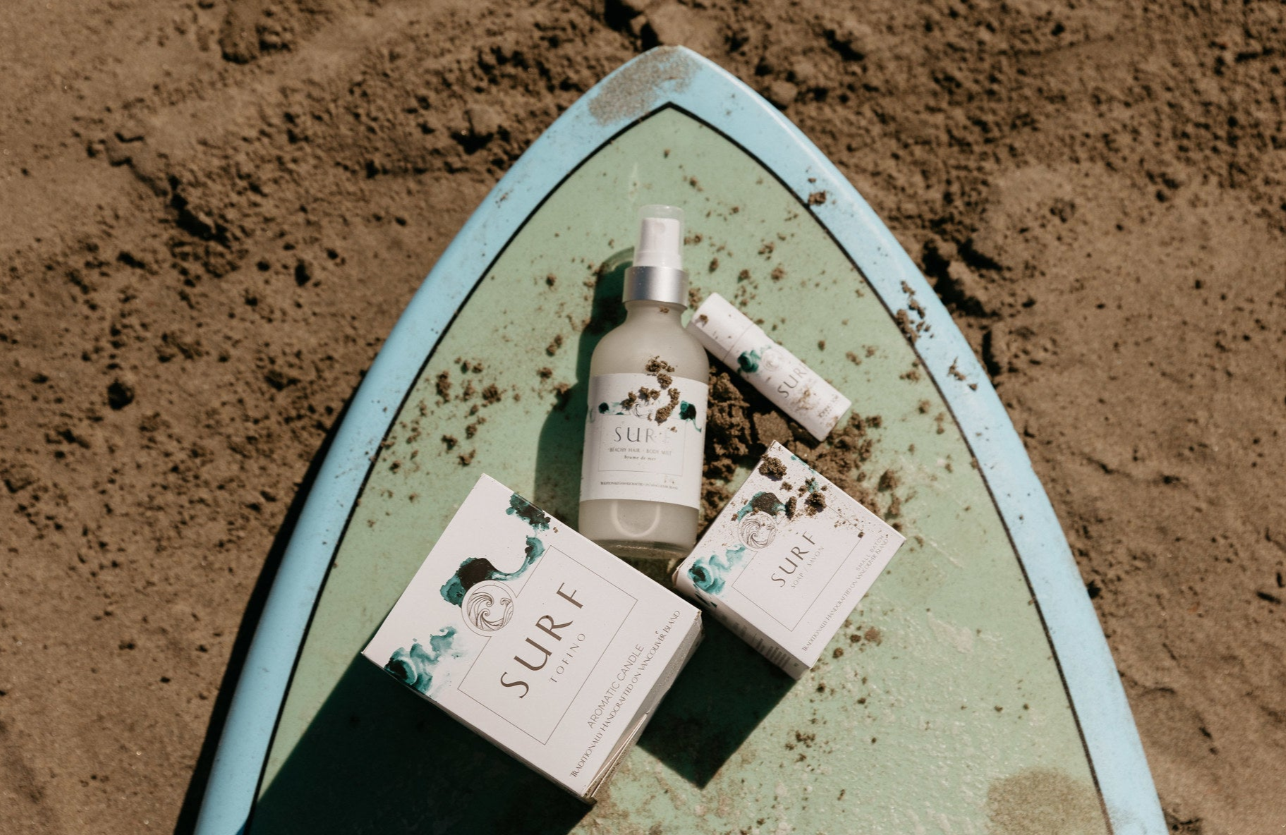 Surf Collection- natural soy wax candle made with organic Vancouver Island botanicals