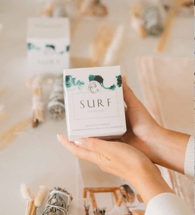 Surf Ceramic Candle
