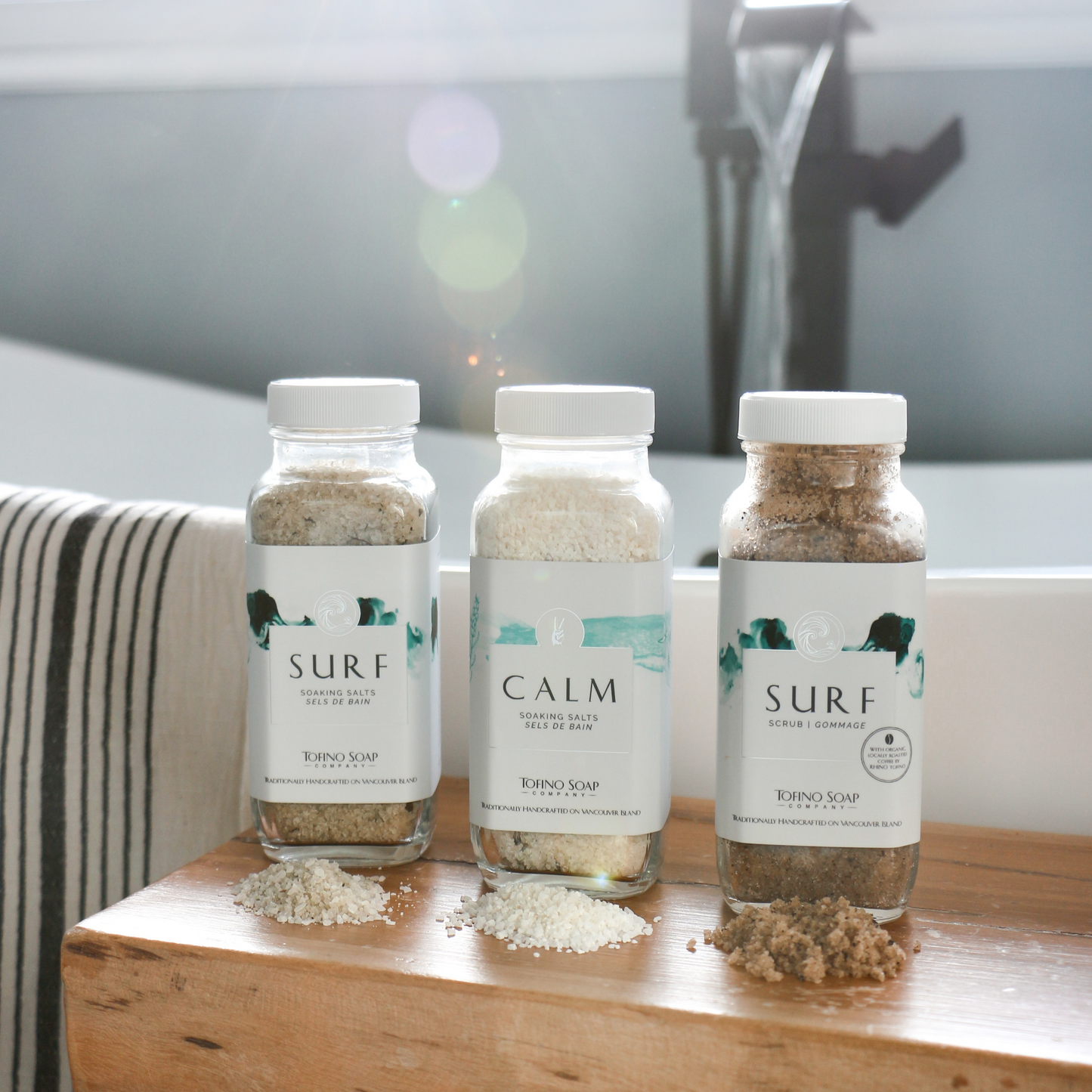 Organic Tofino Bath Soaks with wild-foraged botanicals, small batch handmade on Vancouver Island