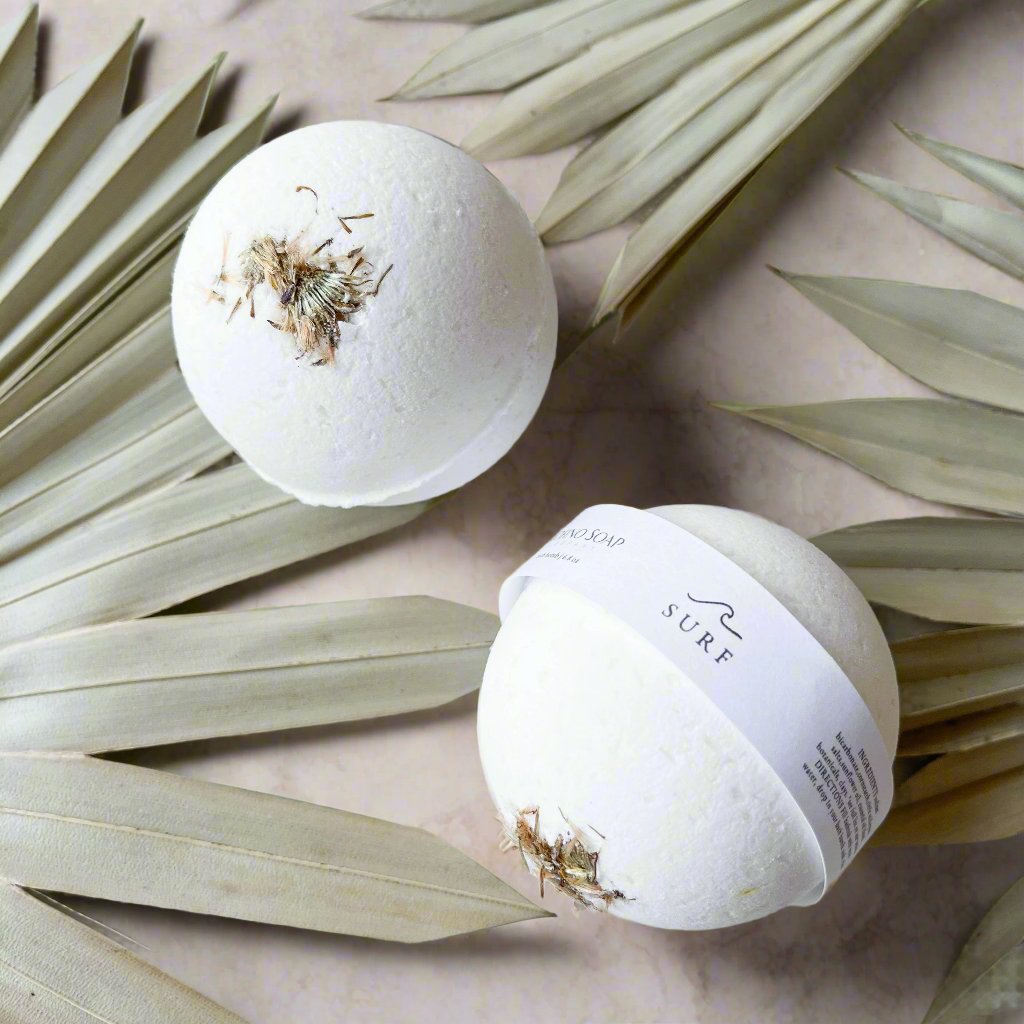 surf bath bomb by tofino on botanicals