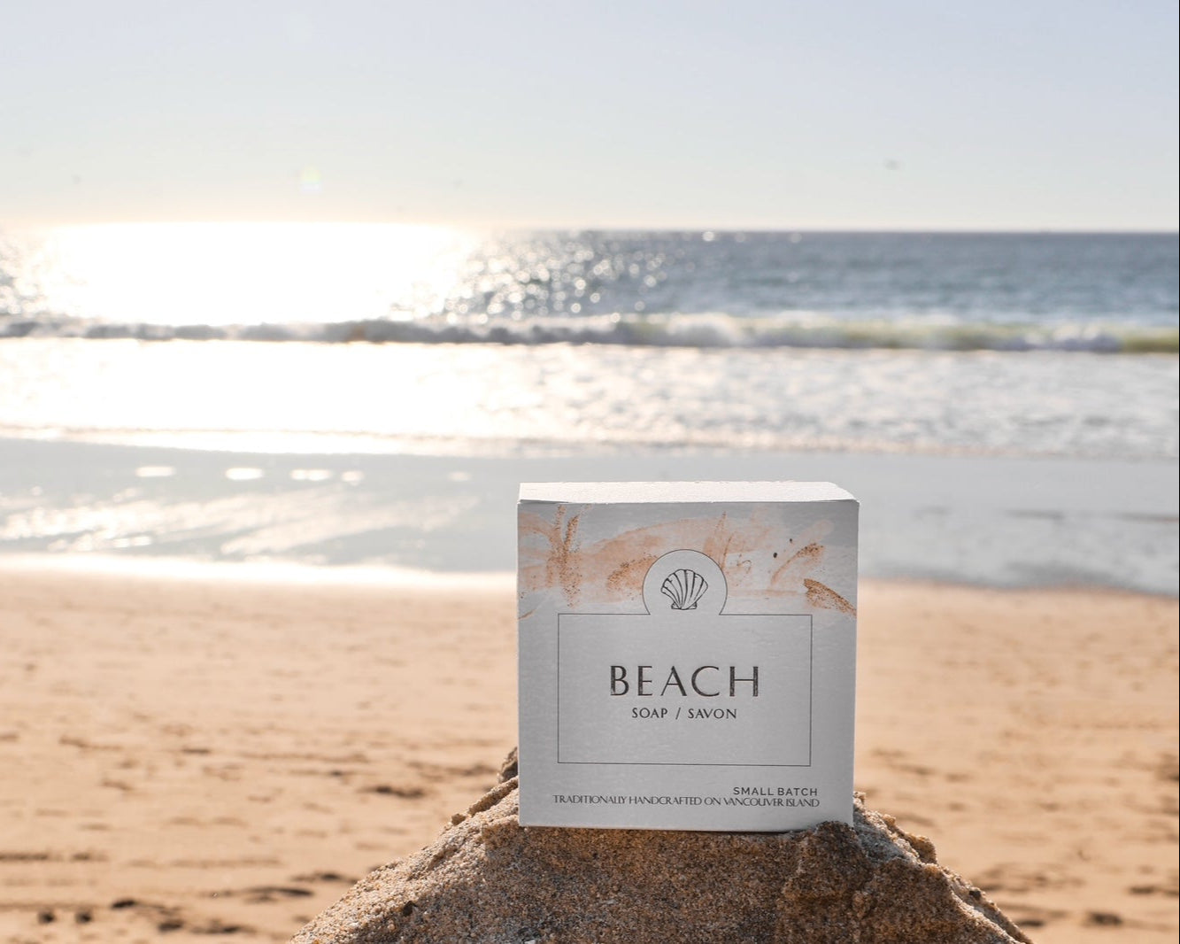 beach soap, savon