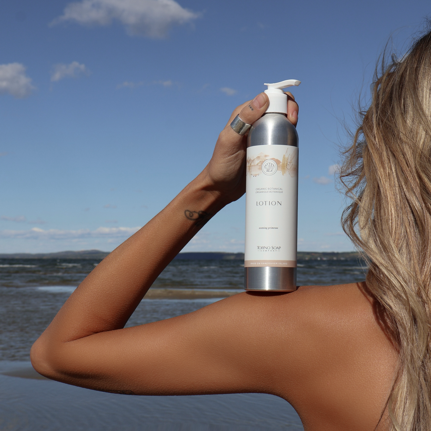 organic lavender lotion made in canada by Tofino Soap Company