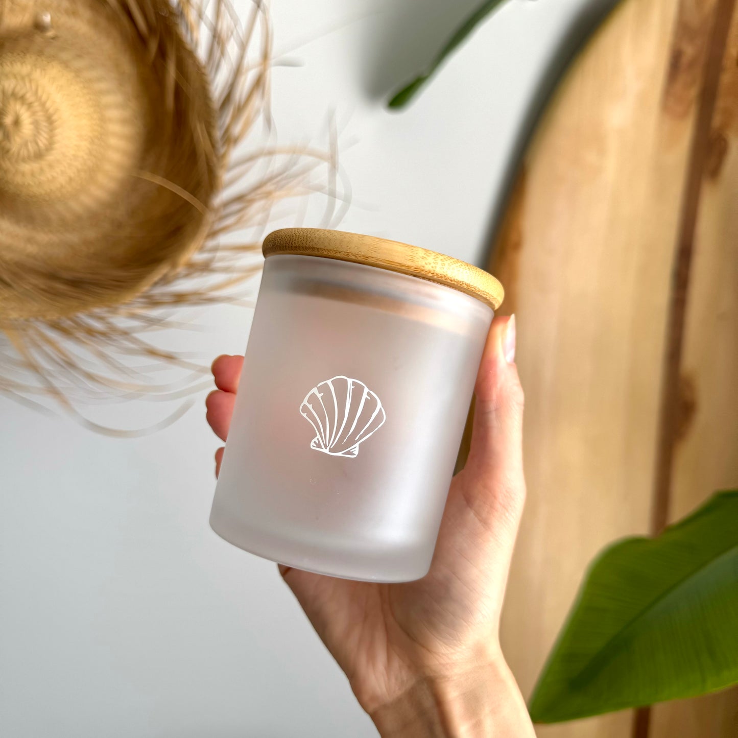 Natural soy wax candle with organic Vancouver Island botanicals by Tofino Soap Company