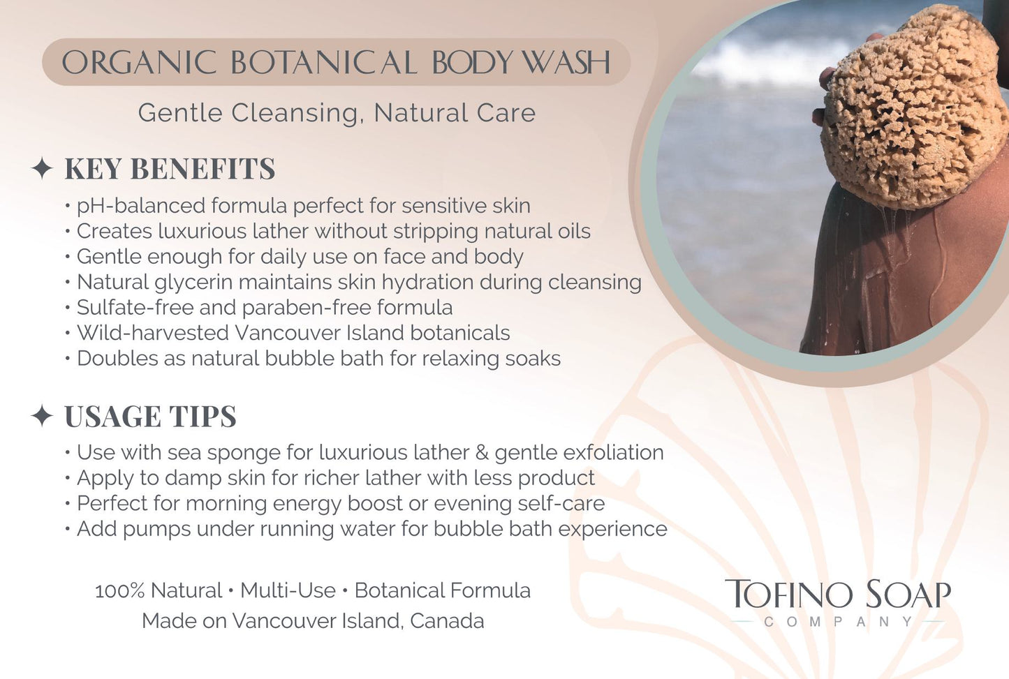 Organic Body Wash - Refill
