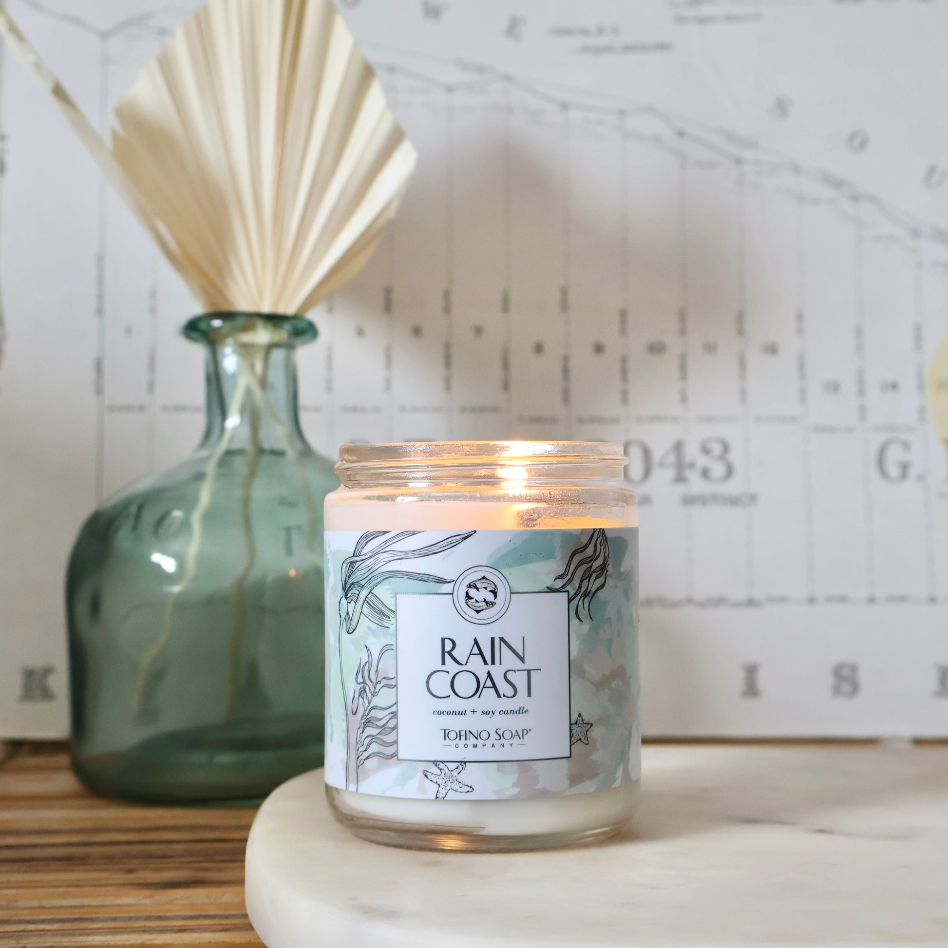 Tofino Coastal Candle Collection- natural candles made with Vancouver Island botanicals