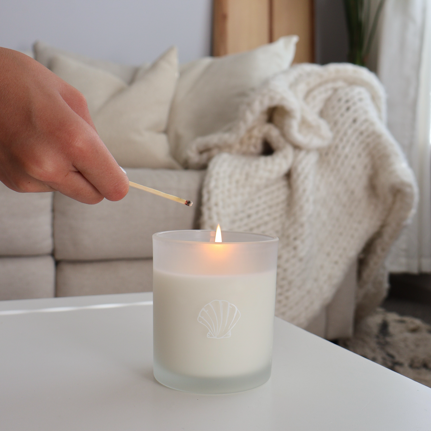 Beach - Shell Candle