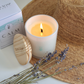 calm candle with lavender tofino