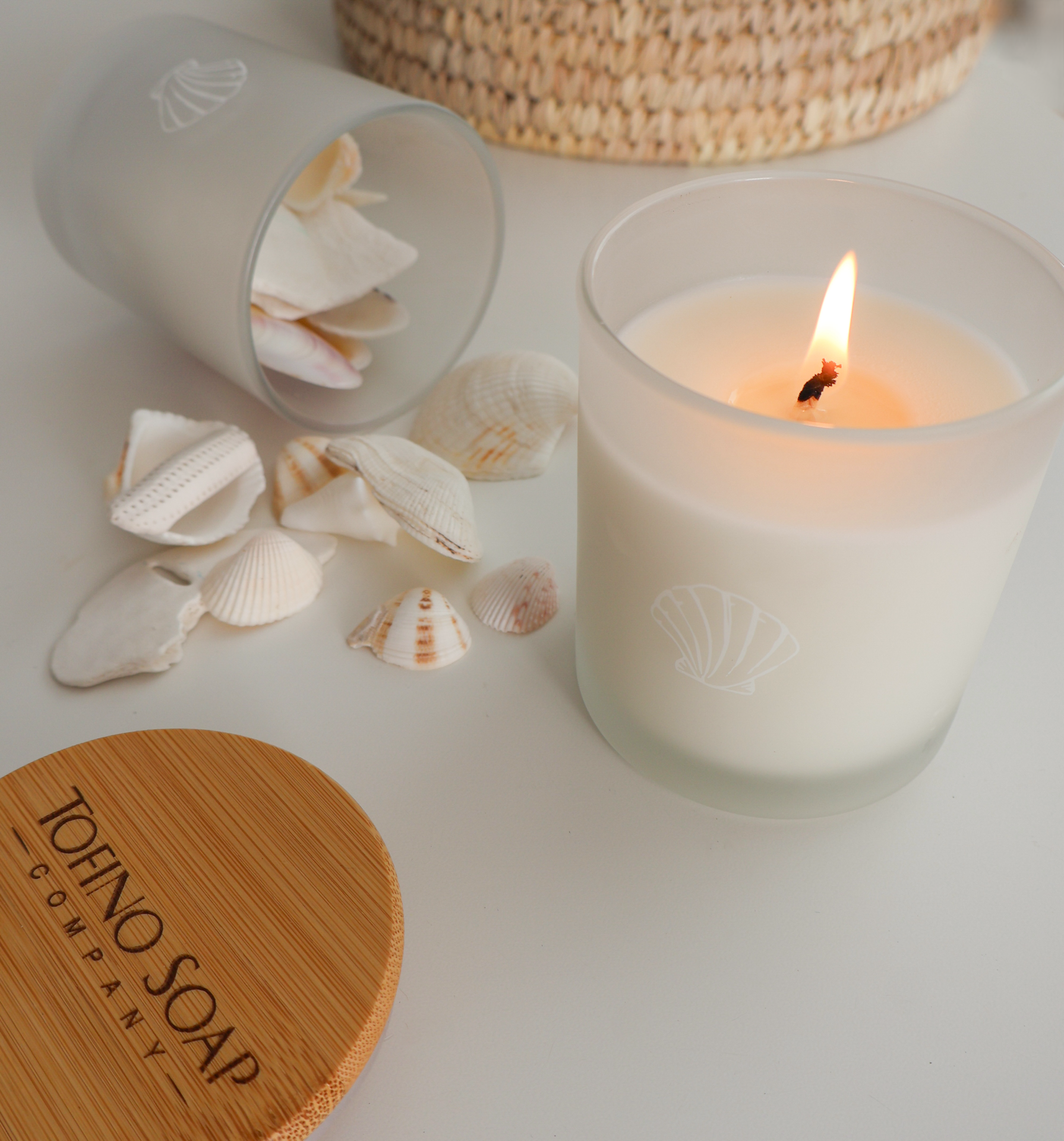 Home of the original tofino candle company : Natural soy wax candle with organic Vancouver Island botanicals by Tofino Soap Company