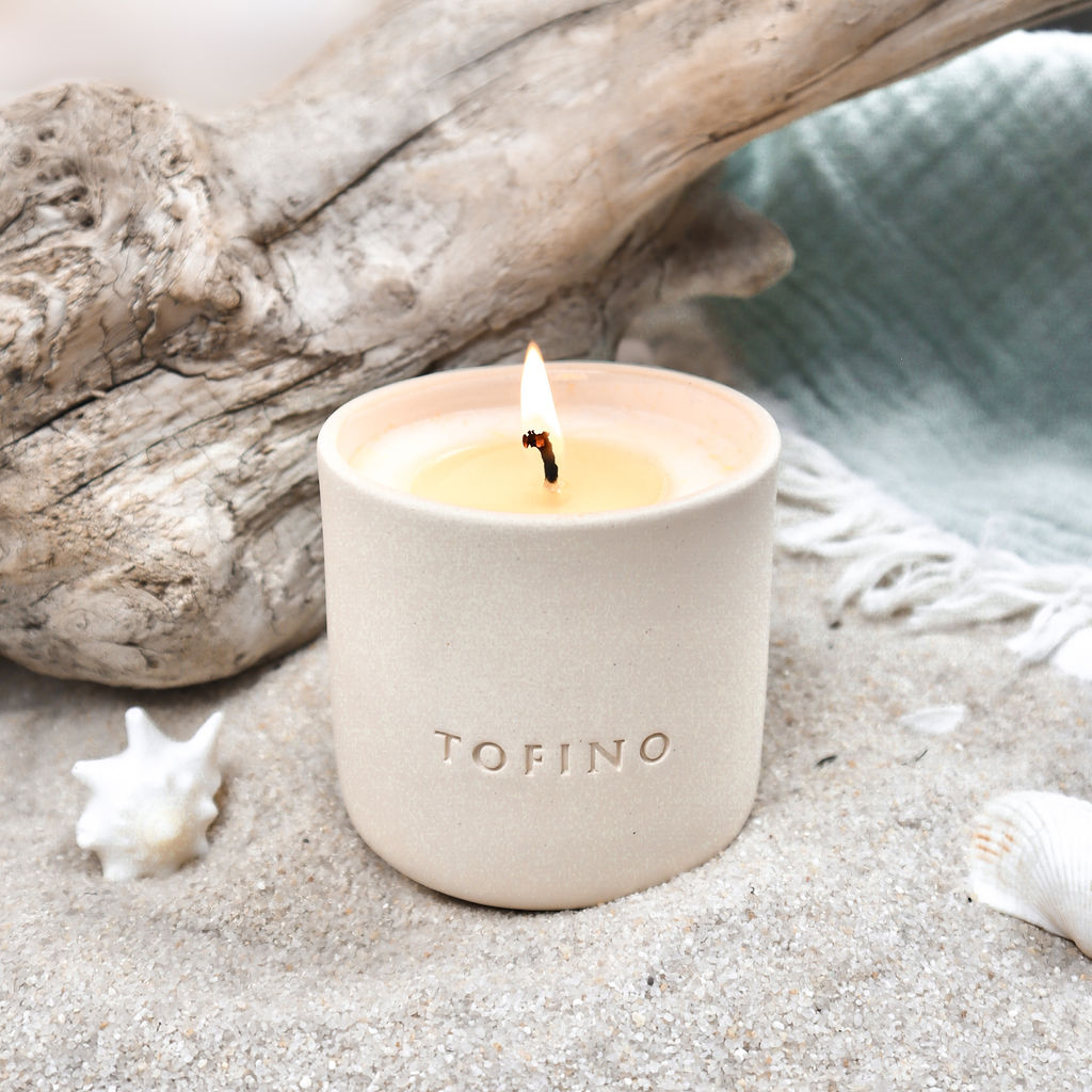 TOFINO BEACHES CERAMIC CANDLE