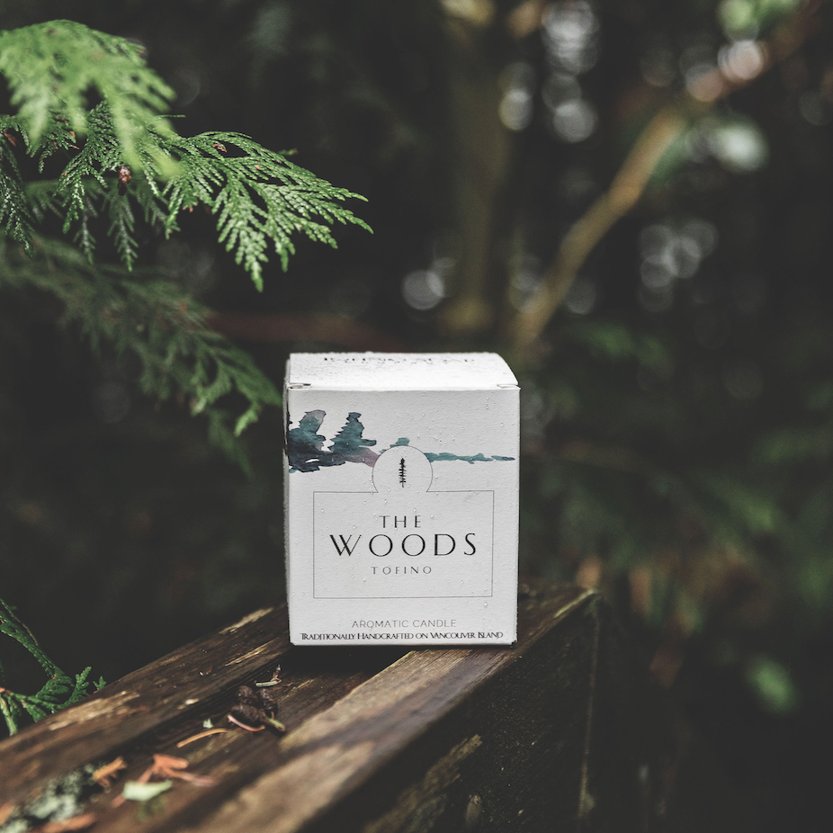 in the rainforest clayoquot sound the woods natural candle  by tofino soap company 