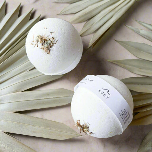 surf bath bomb by tofino on botanicals