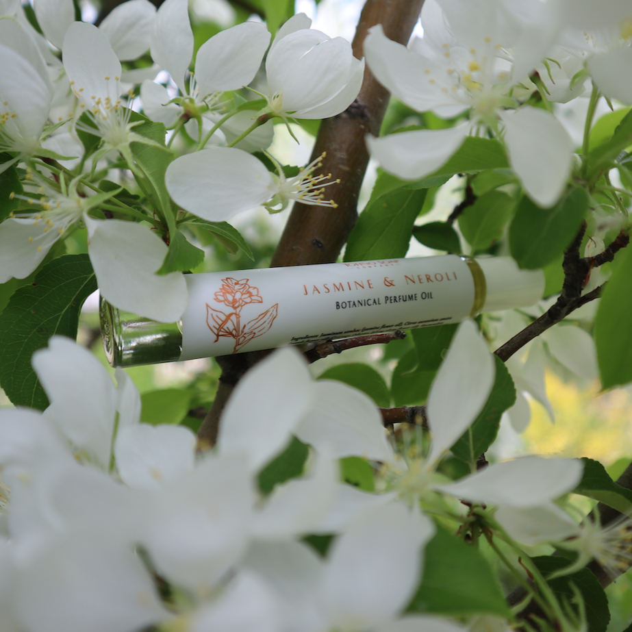 Jasmine neroli botanical perfume oil by Tofino Soap Compan